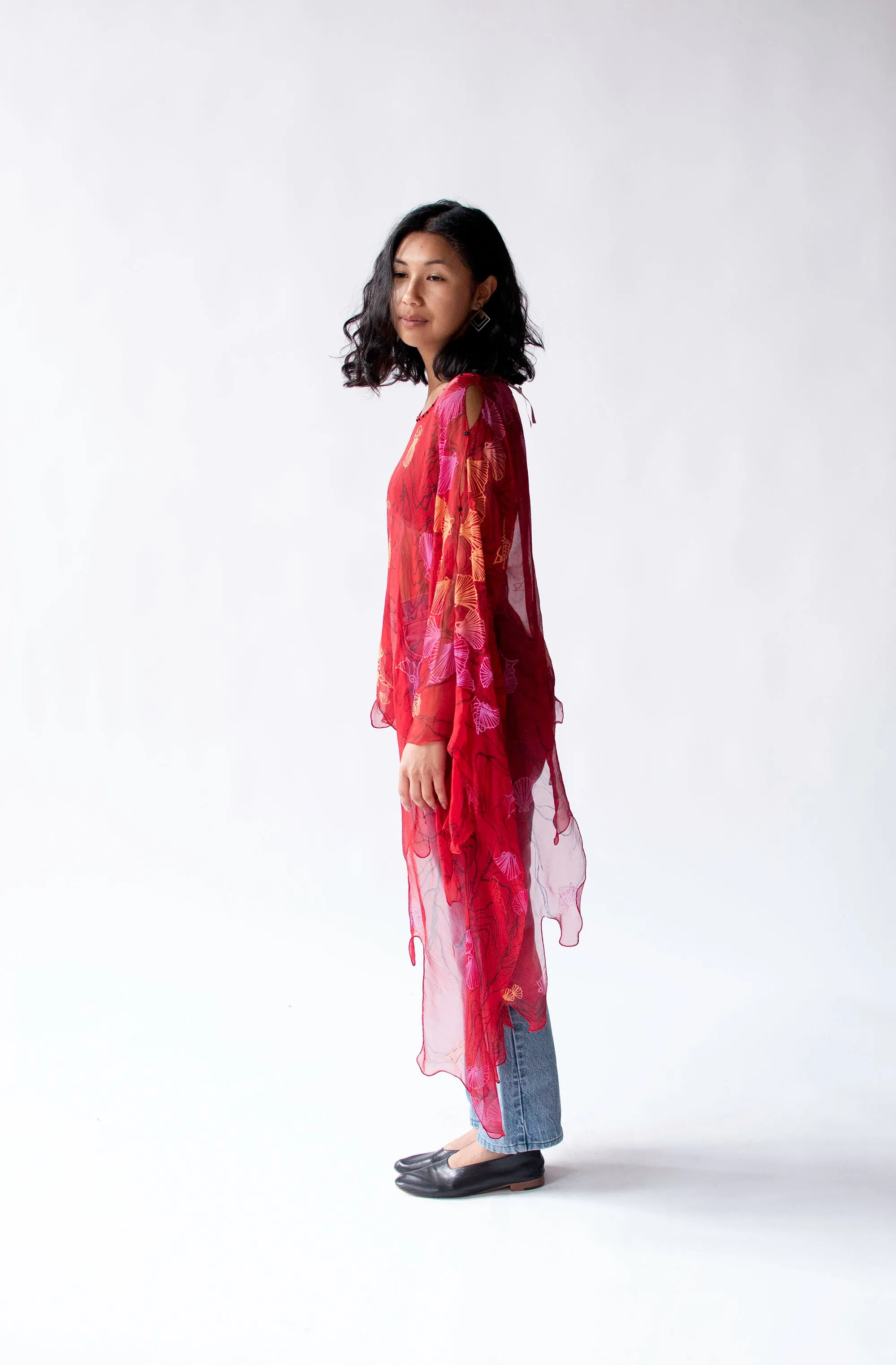 1980s Silk Tunic | Zandra Rhodes