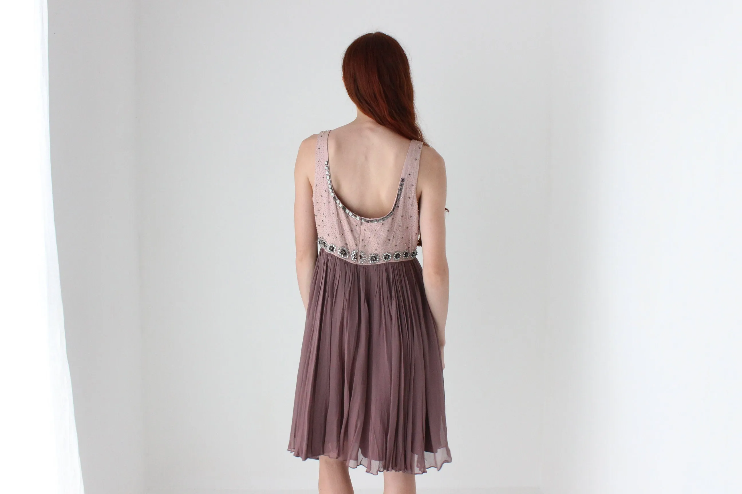 2000s Alannah Hill Silk Beaded Babydoll Dress