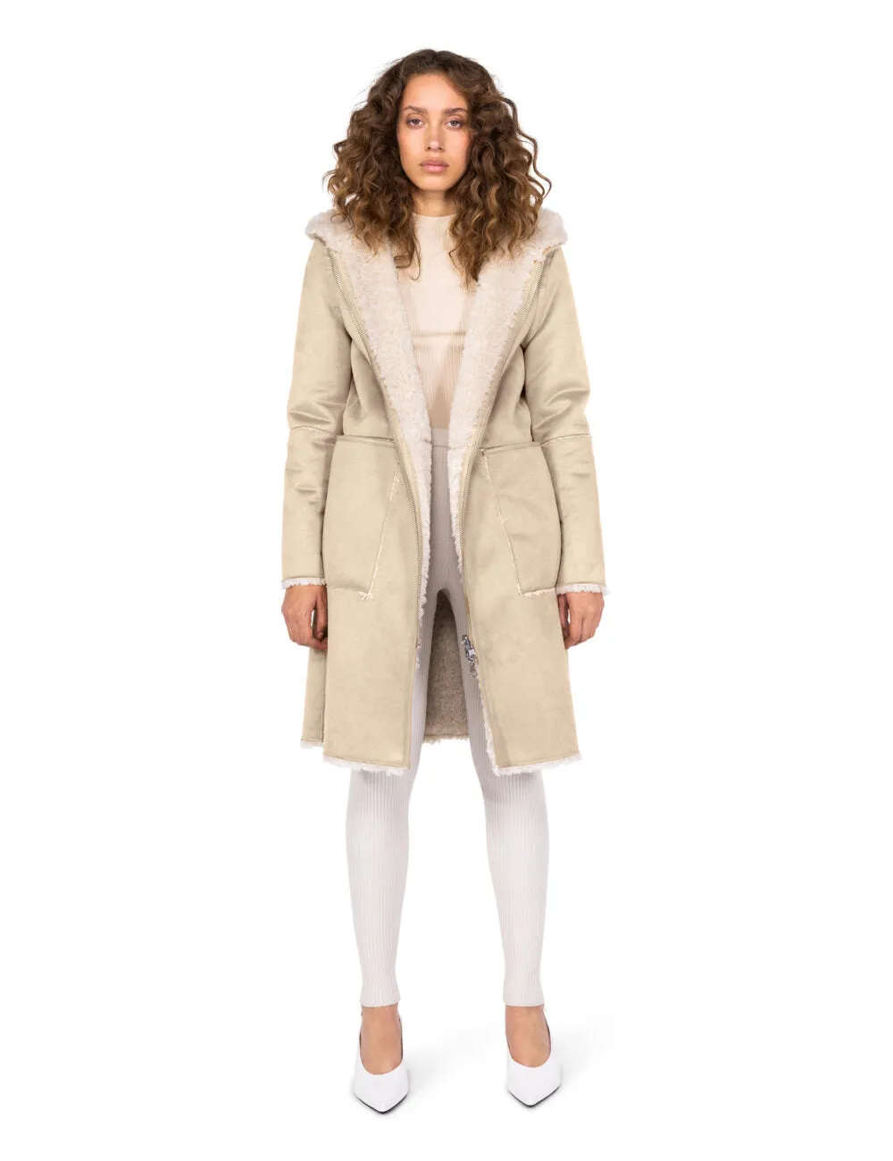 Adelyn coat - antique white