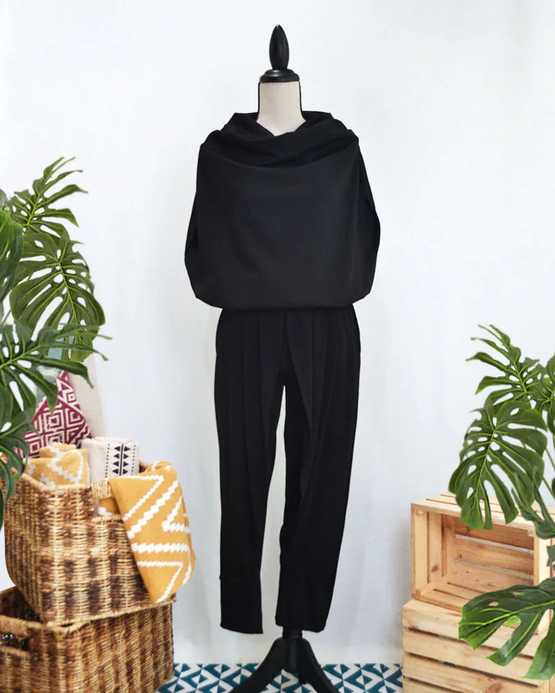Alani Cowl Neck Ponto Stretch Top