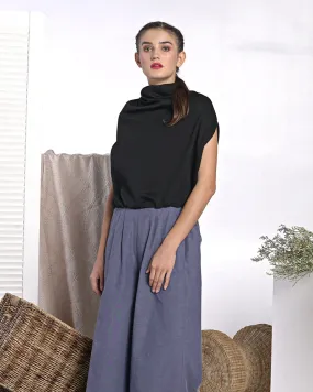 Alani Cowl Neck Ponto Stretch Top