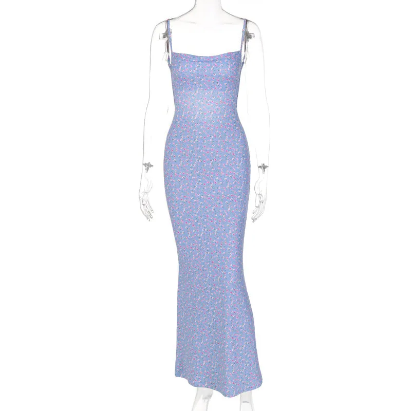 Amozae-Christmas Outfits New Year's Eve Dress Night Out Club Dresses cute winter outfits Aldiana Floral Maxi Dress