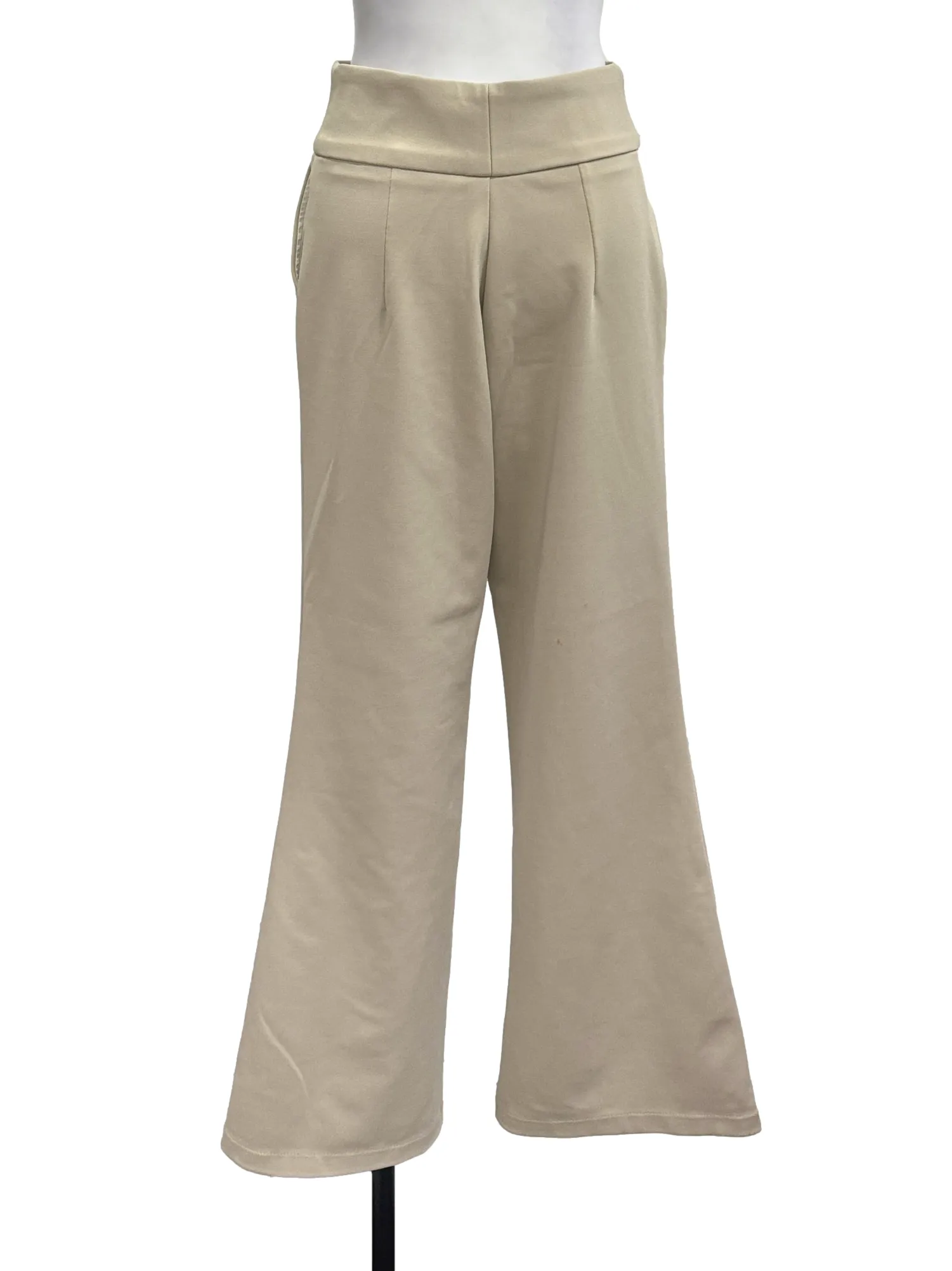 Beige Formal Pants