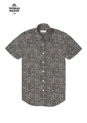 Botany Scribble Printed Short Sleeve Shirt