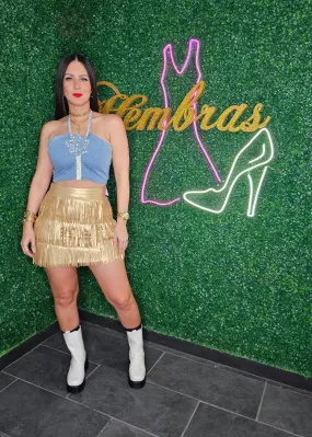 Cha Cha Gold Skirt
