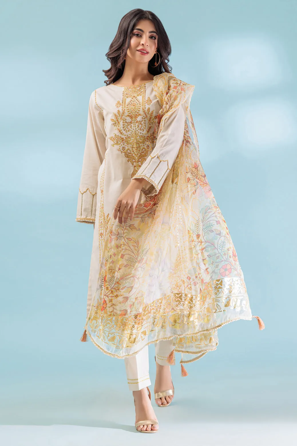 CREAM-CAMBRIC-3 PIECE (PWS5233P64)