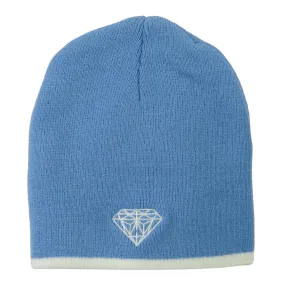 Diamond Embroidered Short Beanie