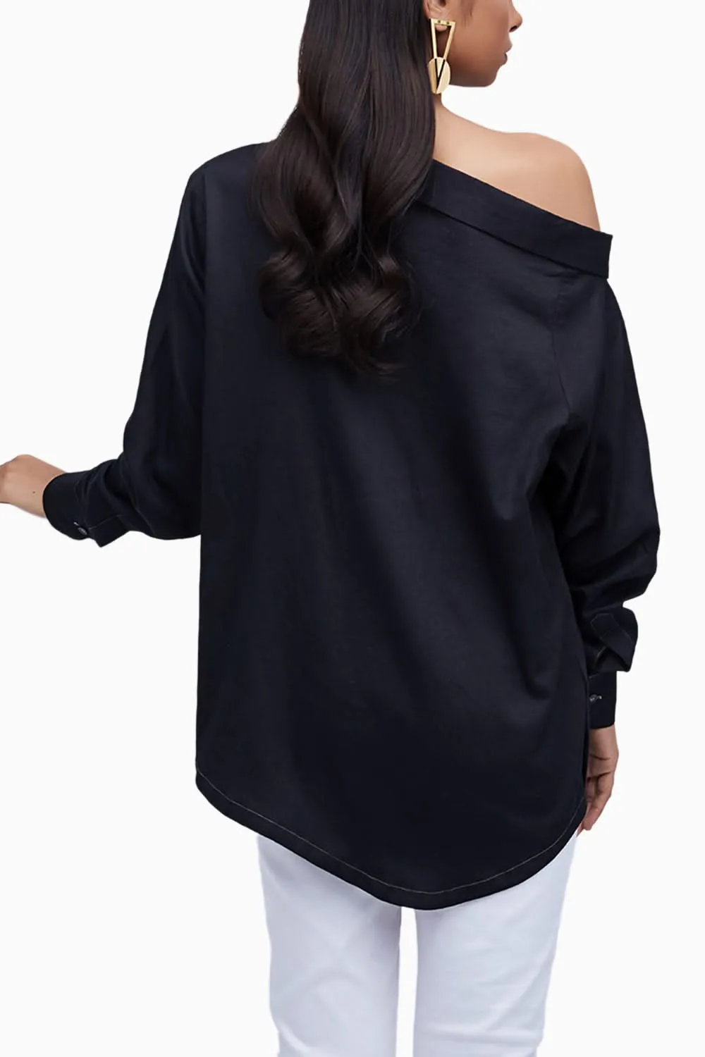 Echo Black Cotton Broken Rock Shirt