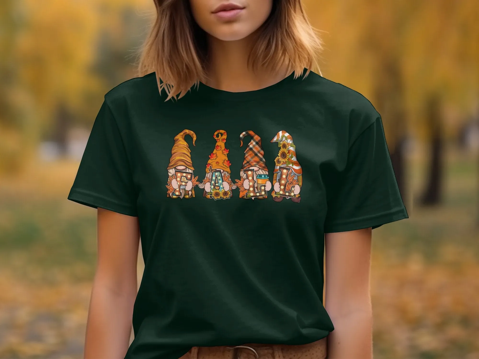 Fall Gnomes Shirt,Tank, Sweatshirt and Matching Family Shirts. Perfect for a Fall, Autumn or Thanksgiving Gift