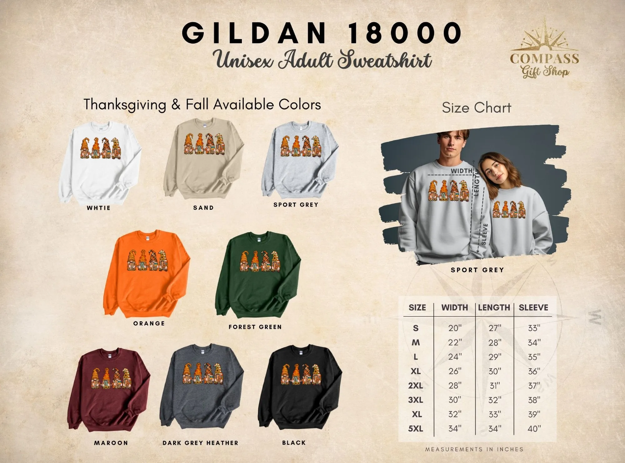 Fall Gnomes Shirt,Tank, Sweatshirt and Matching Family Shirts. Perfect for a Fall, Autumn or Thanksgiving Gift