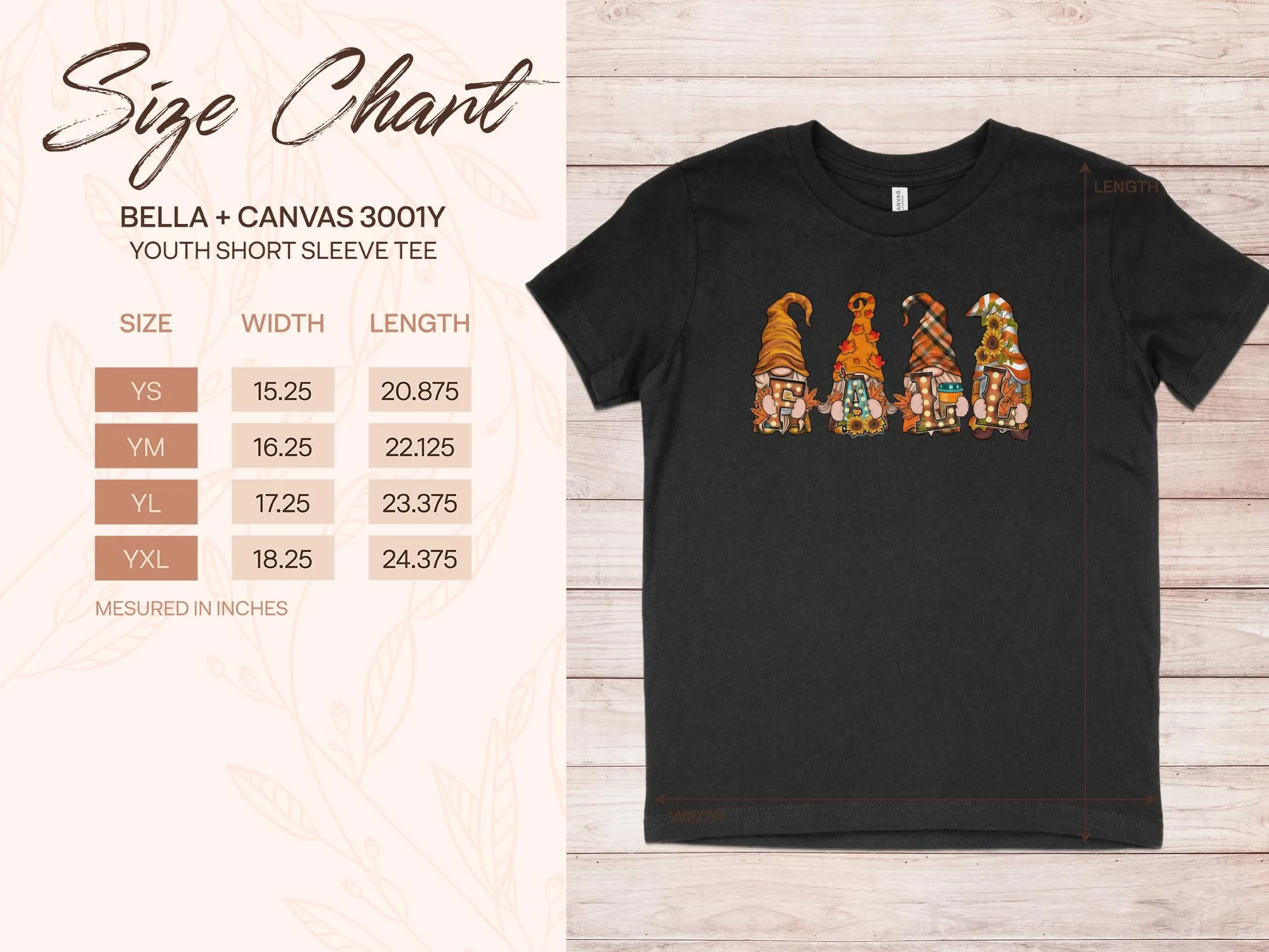 Fall Gnomes Shirt,Tank, Sweatshirt and Matching Family Shirts. Perfect for a Fall, Autumn or Thanksgiving Gift