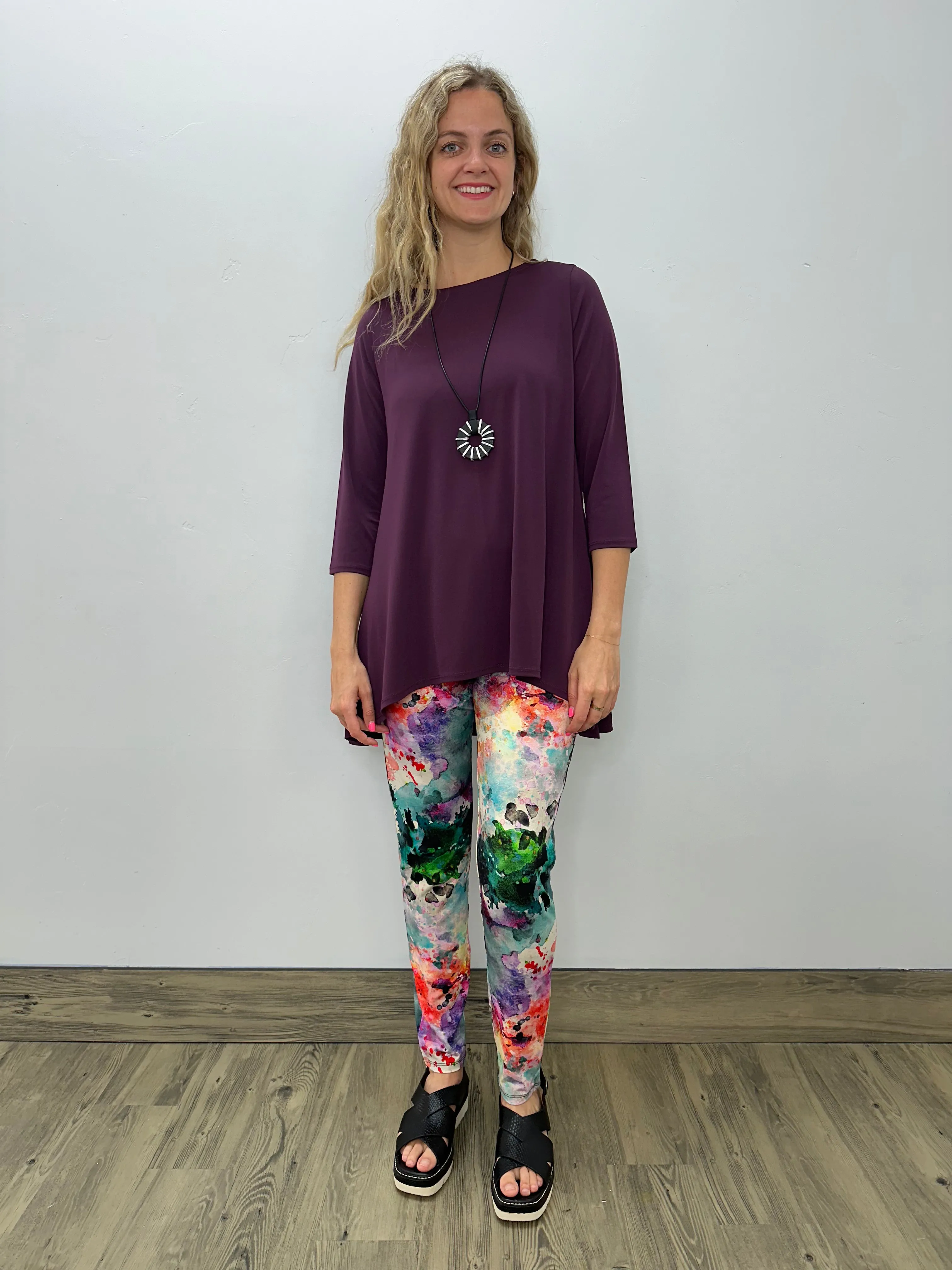 Fig Purple Dima Tunic