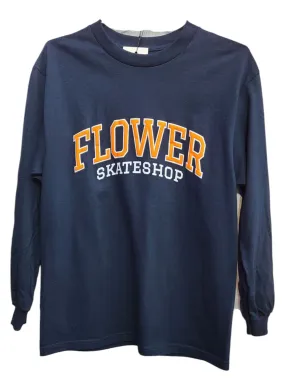 Flower University Long Sleeve Navy