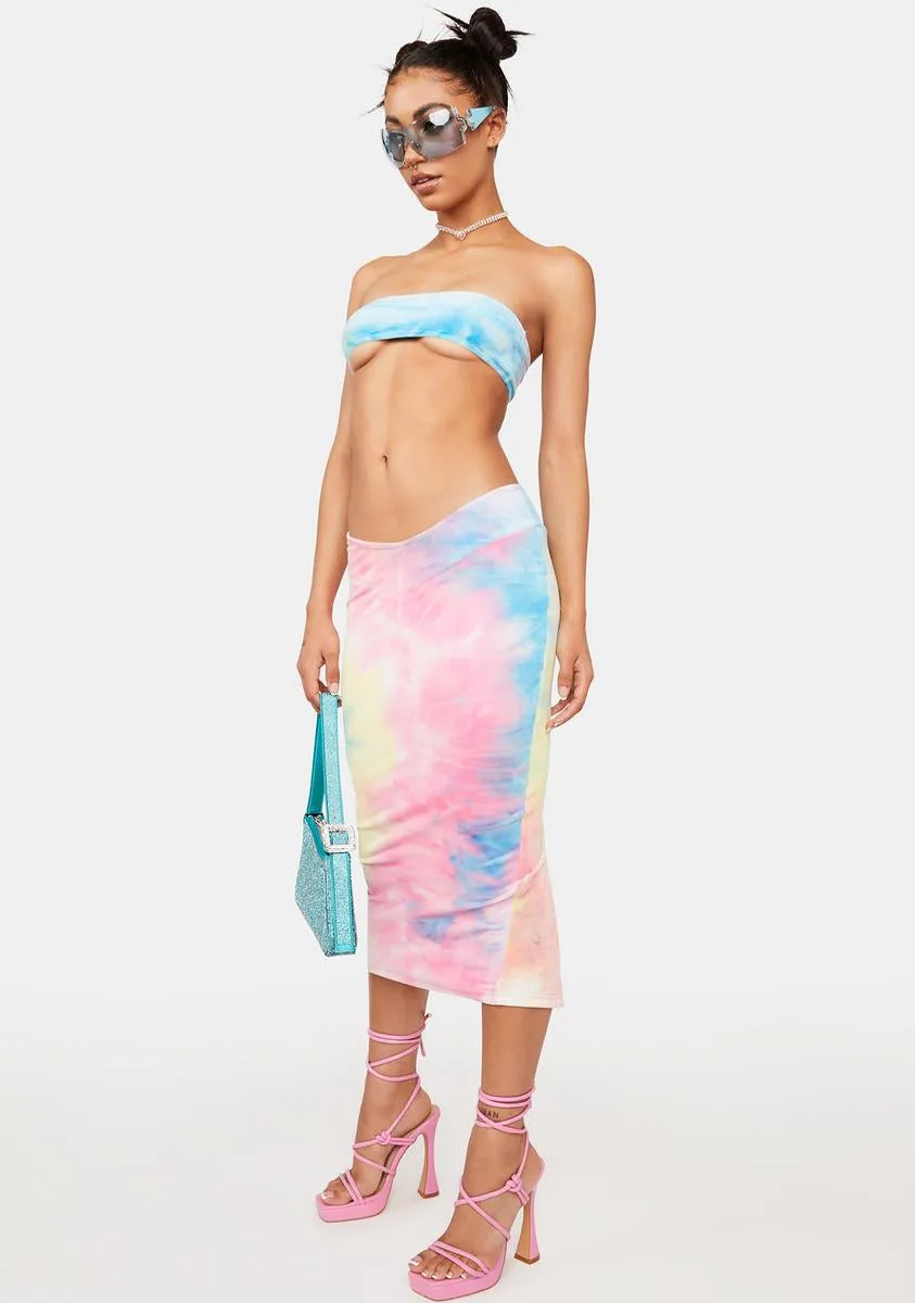 J'Adore Velour Skirt Set