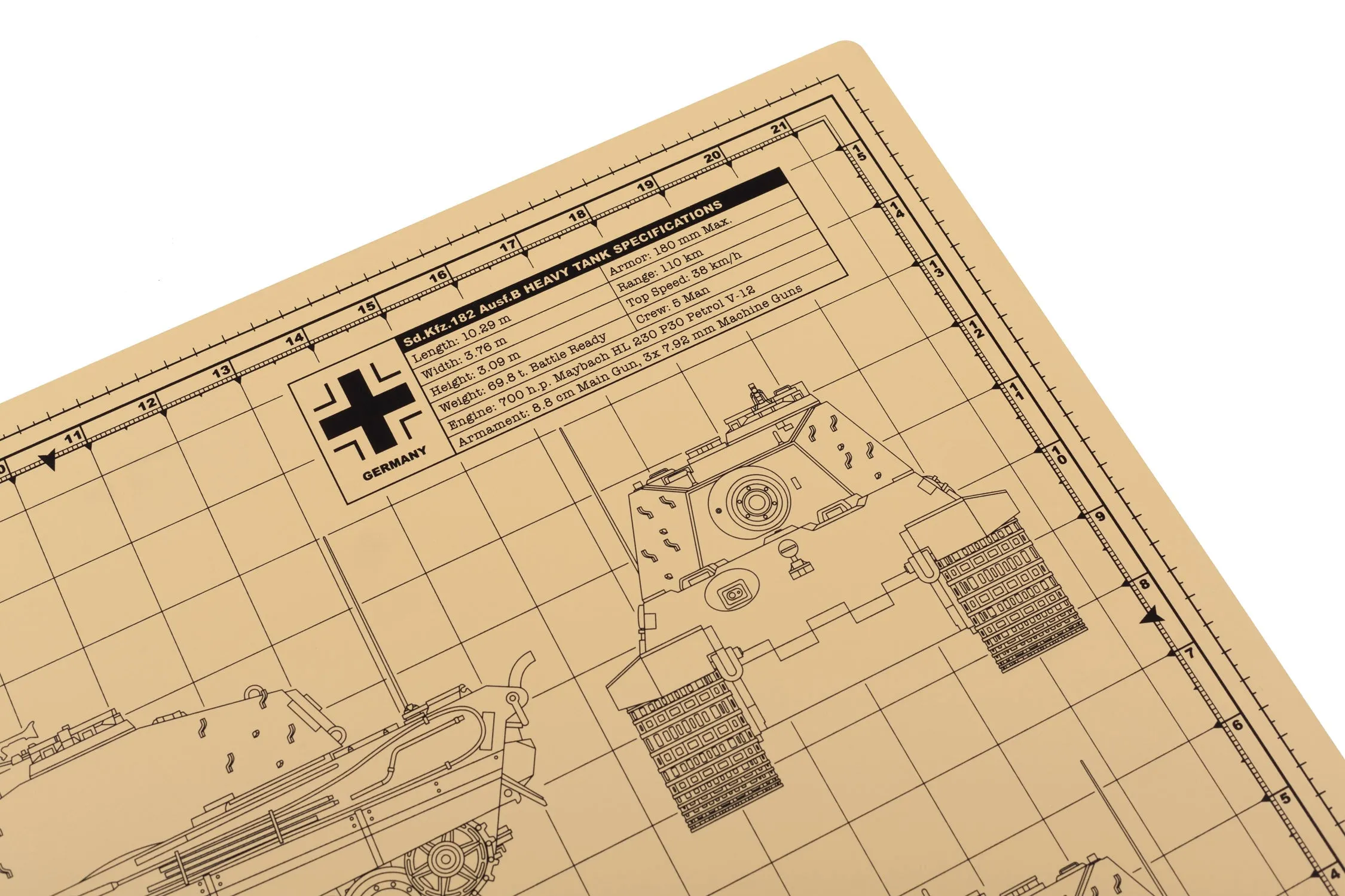 King Tiger Pro Modeller Mat