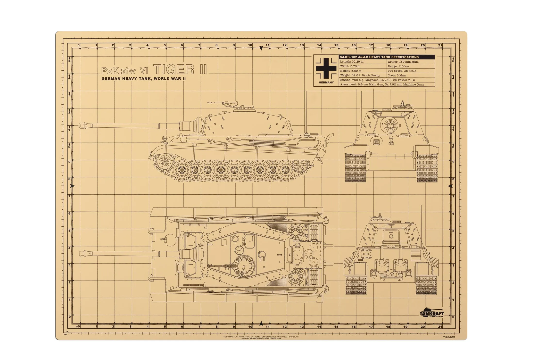 King Tiger Pro Modeller Mat