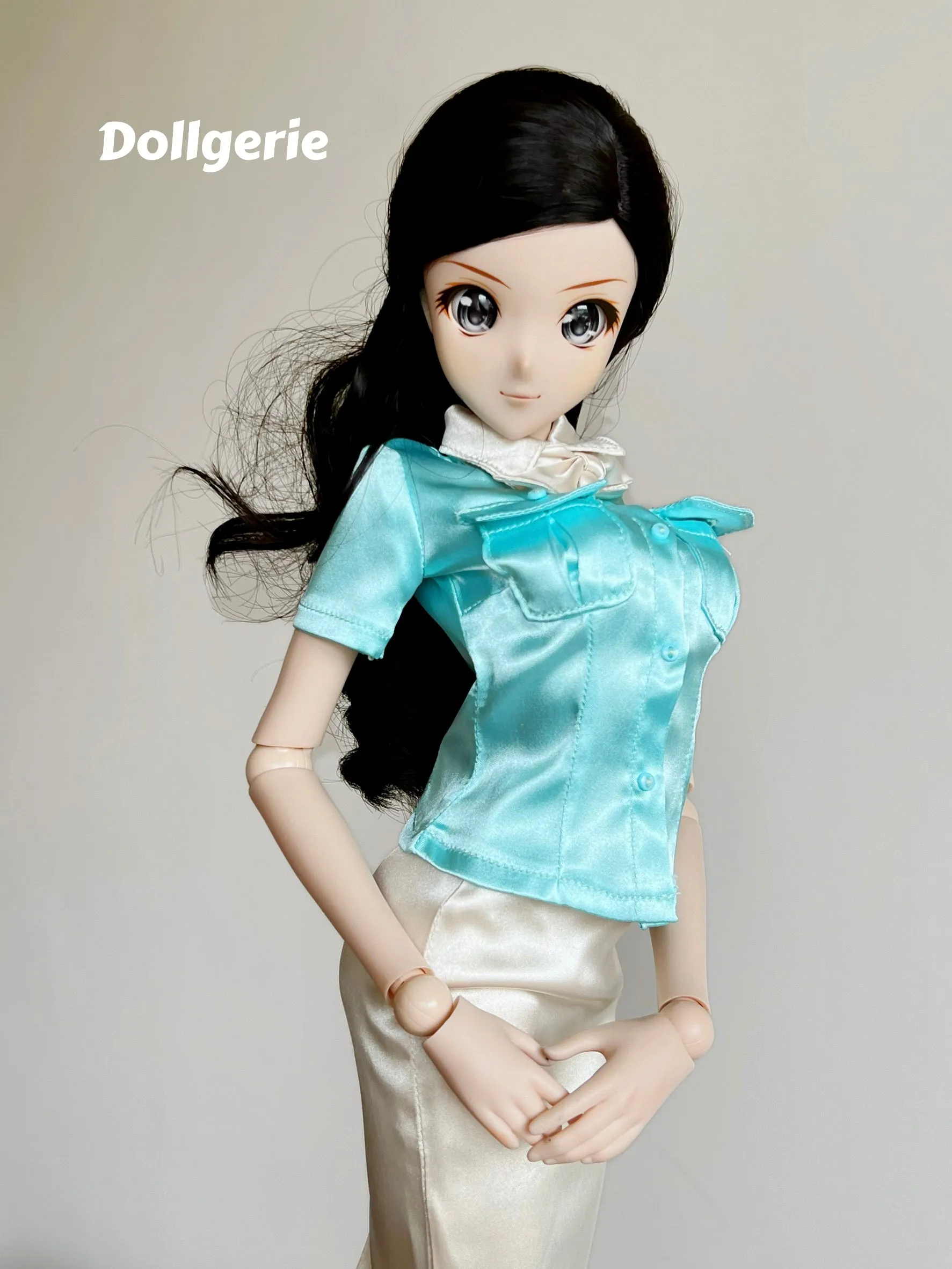 Korean Air inspired Flight Attendant Uniform for SmartDoll or DD