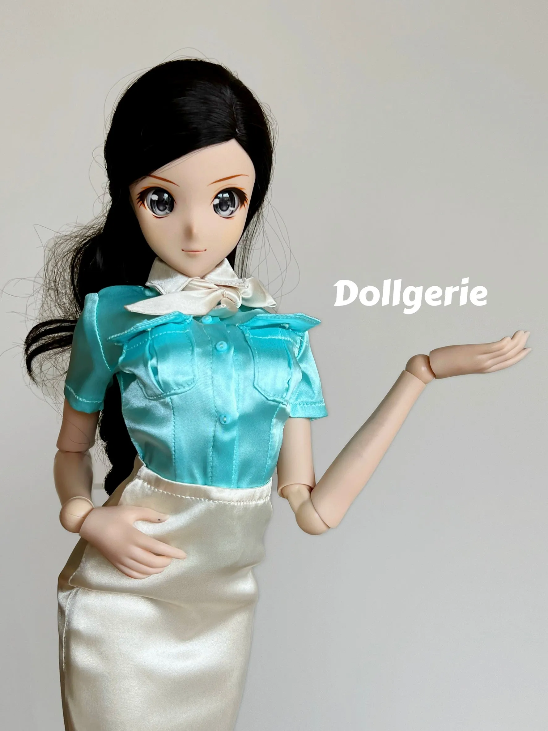 Korean Air inspired Flight Attendant Uniform for SmartDoll or DD
