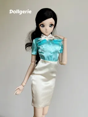 Korean Air inspired Flight Attendant Uniform for SmartDoll or DD