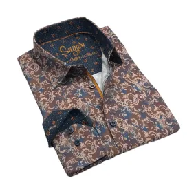 Maison Leneveu Sugar Hensal Long Sleeve Buttoned Dress Shirt