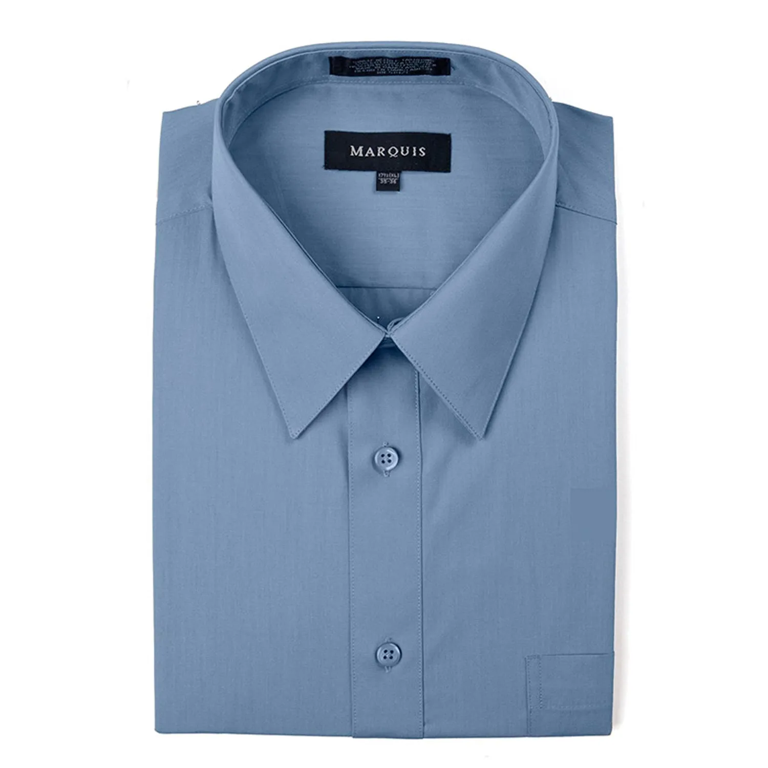 Men's Classic Solid Color Dress Shirts 009