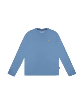 Men's Long Sleeve T-shirt - Copen Blue A11
