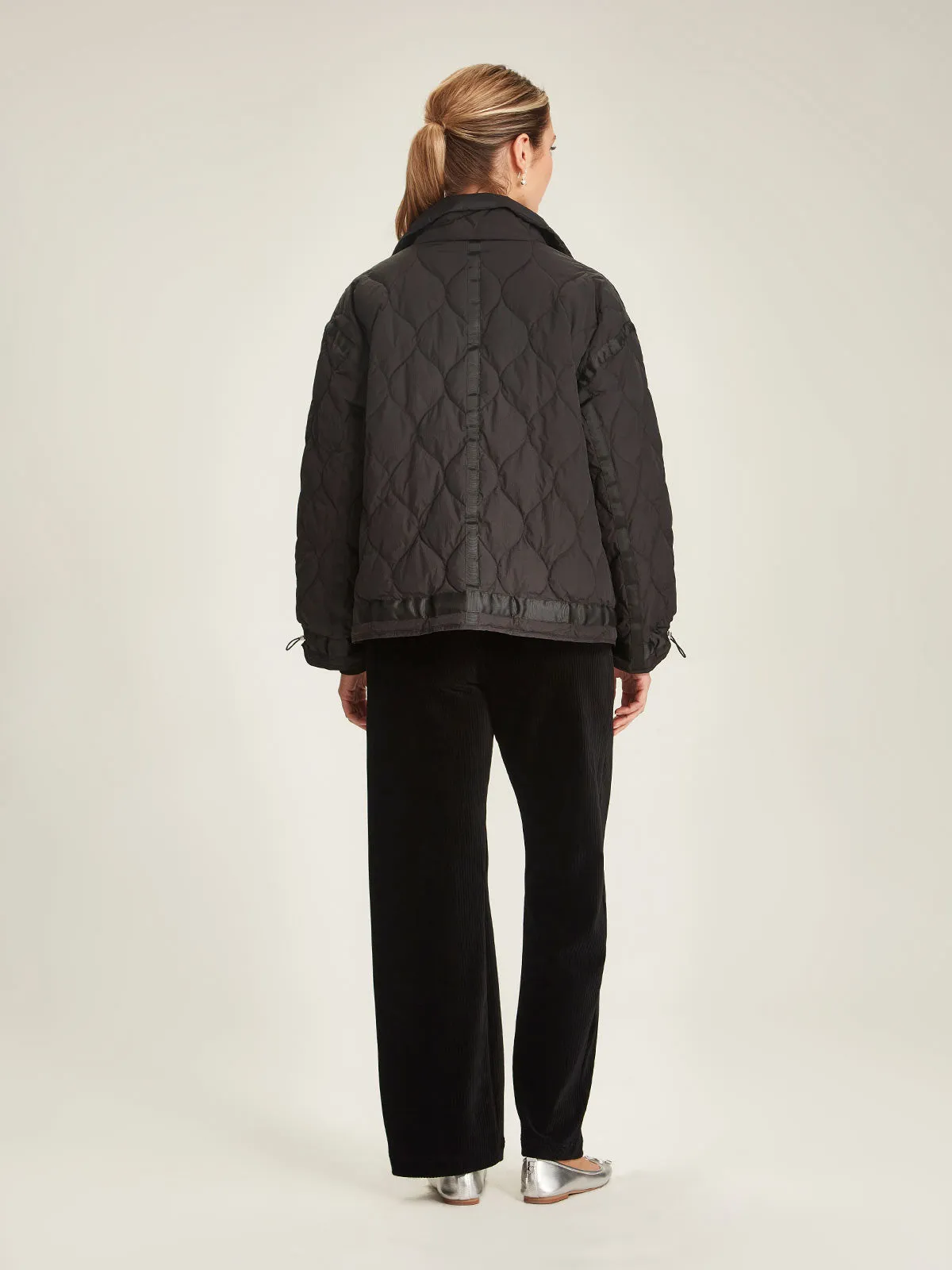 Meribel Reversible Puffer Sills Black