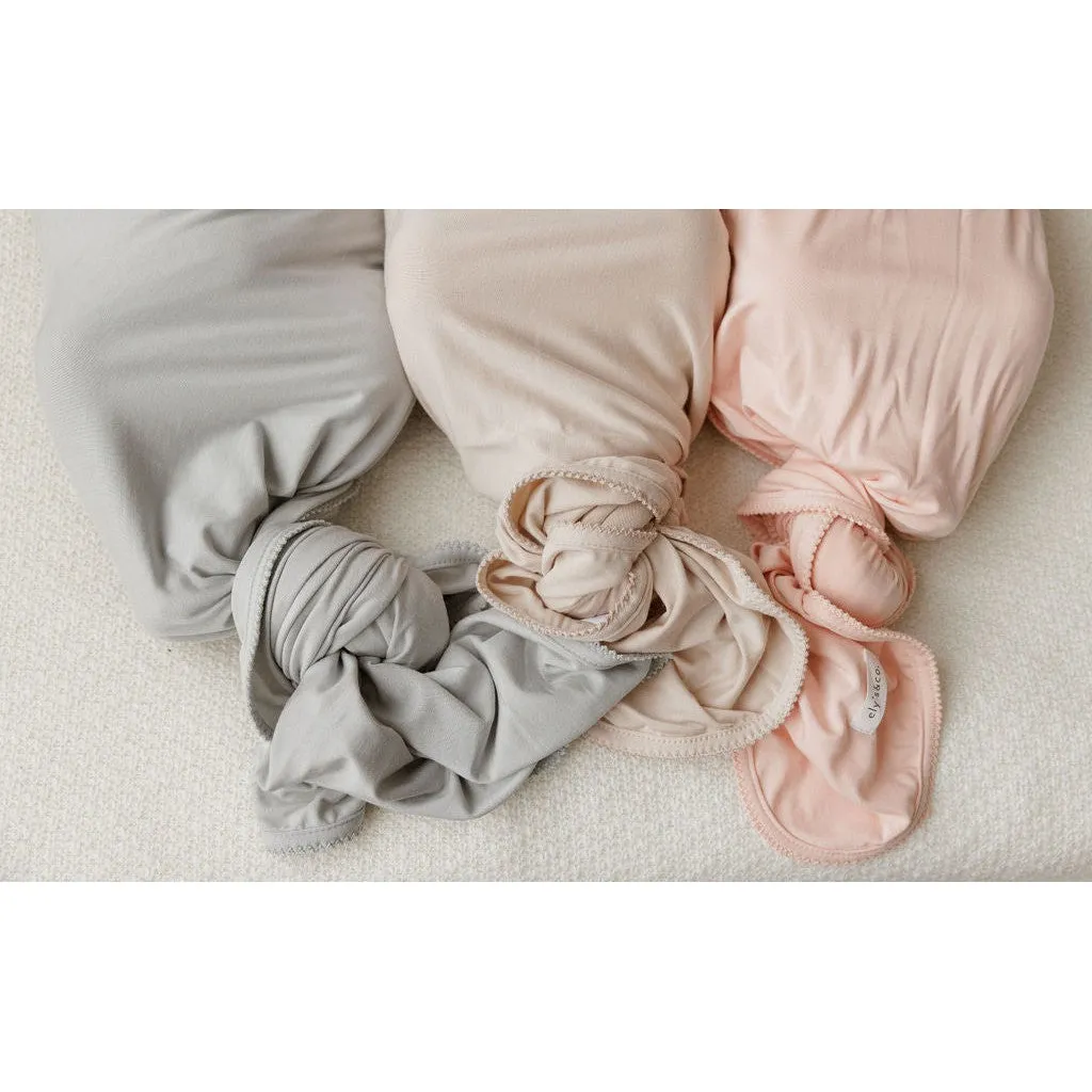 Modal Swaddle & Beanie Set in Gift Box - Rose Pink