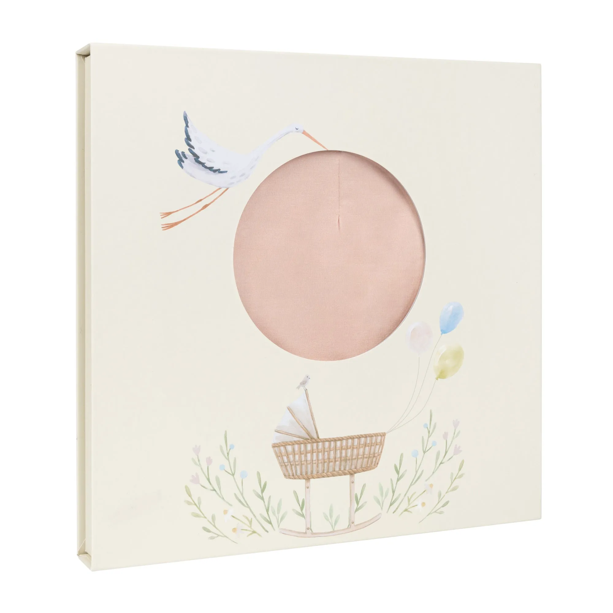 Modal Swaddle & Beanie Set in Gift Box - Rose Pink