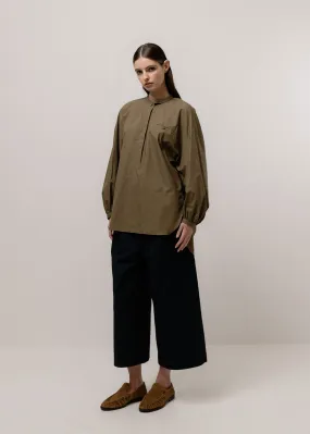 Navy Cotton Culottes