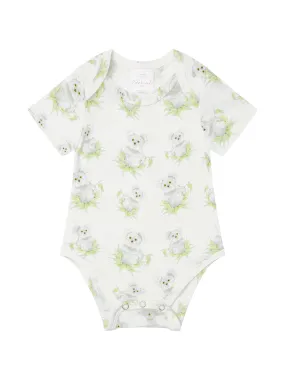 Organic Bodysuit in Koala