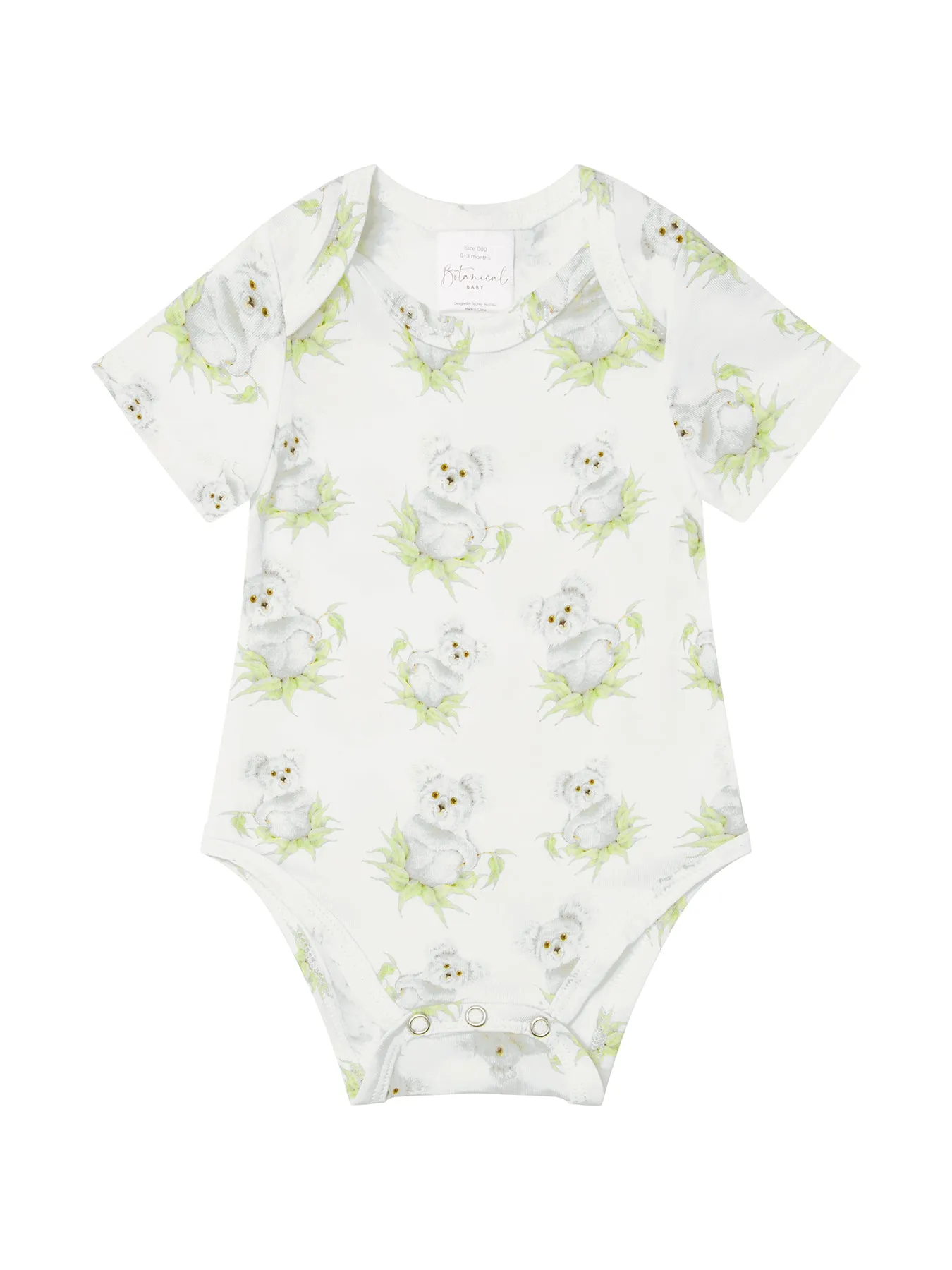 Organic Bodysuit in Koala