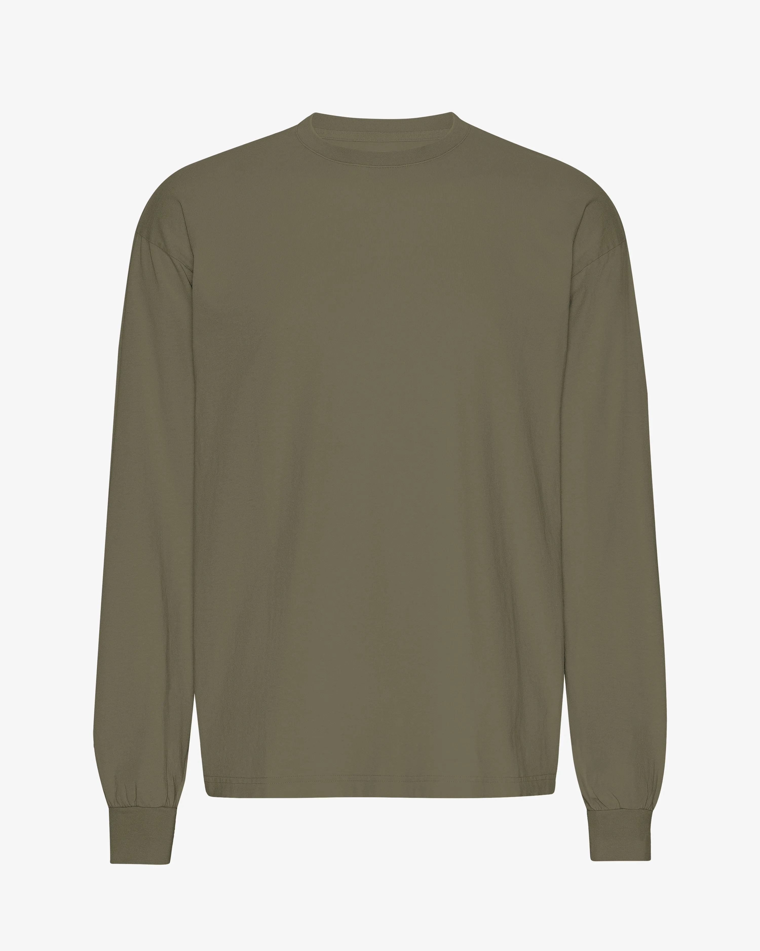 Oversized Organic LS T-Shirt - Dusty Olive