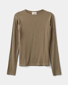 PETRICIASY T-SHIRT LONG SLEEVE - Army Green
