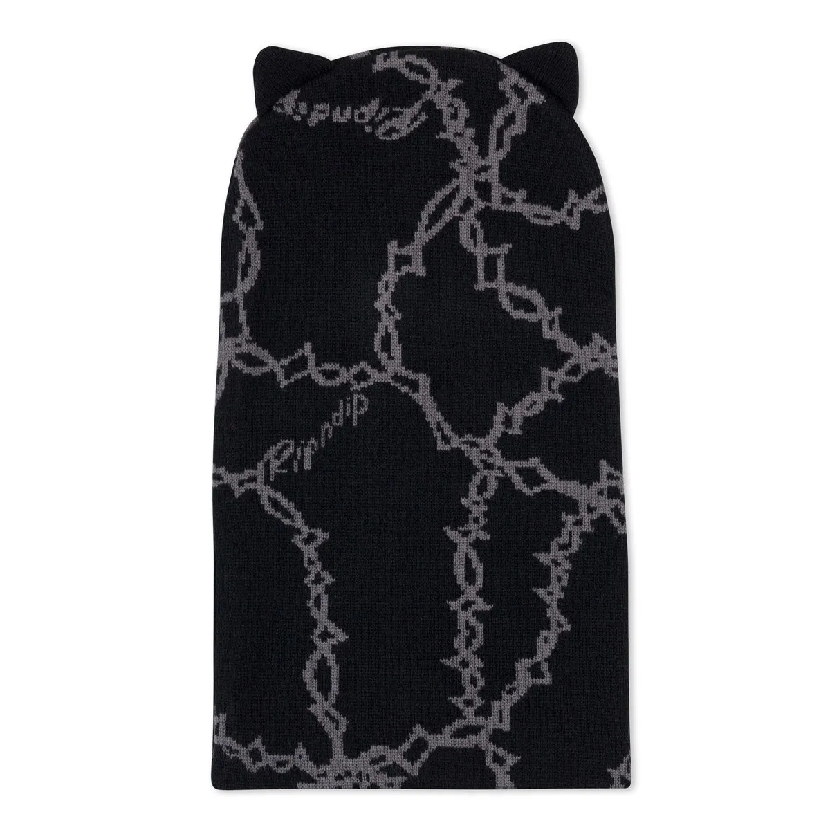 RIPNDIP Kitty Ear Wired Balaclava - Black