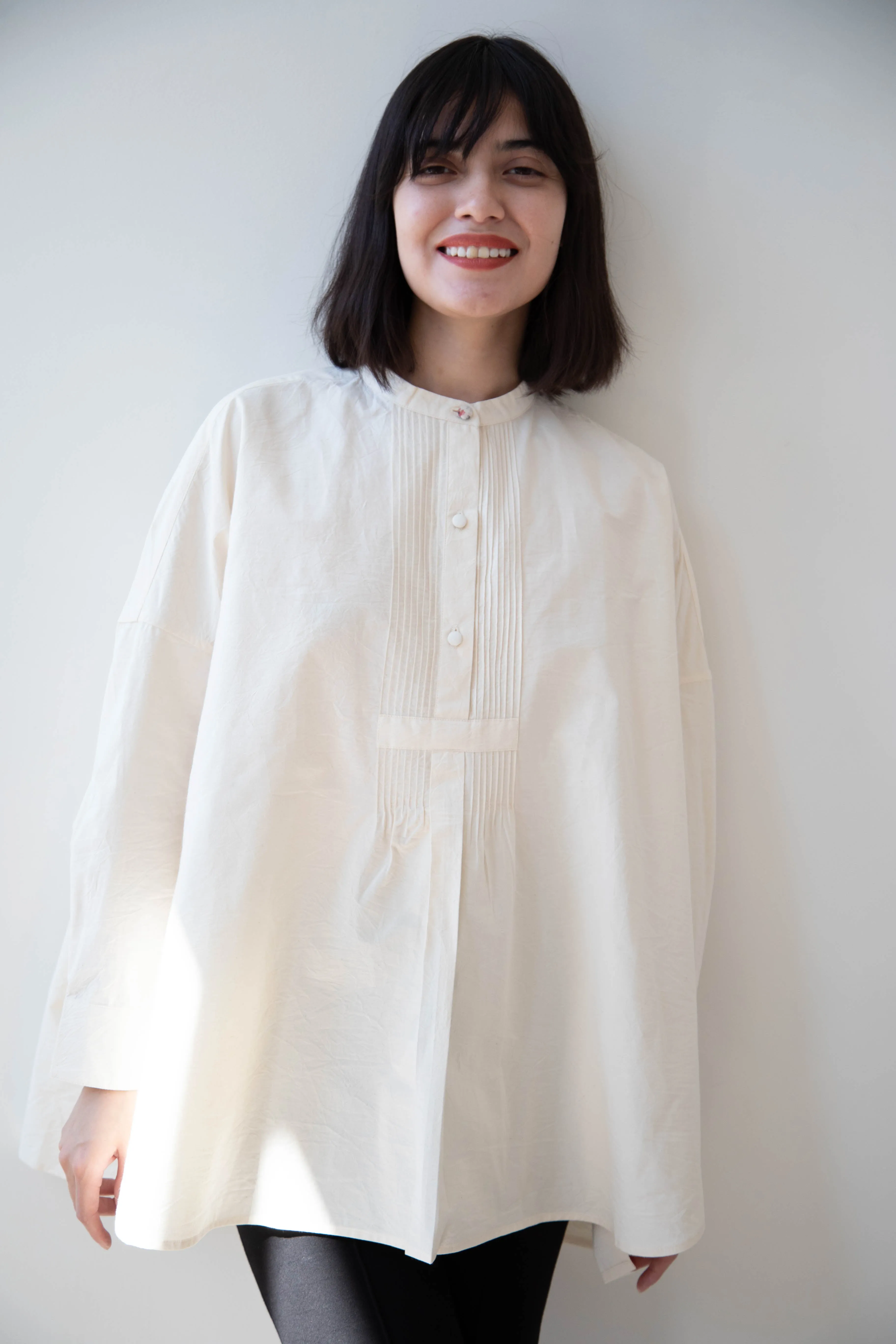 Runaway Bicycle | Koby Top in Natural Cotton