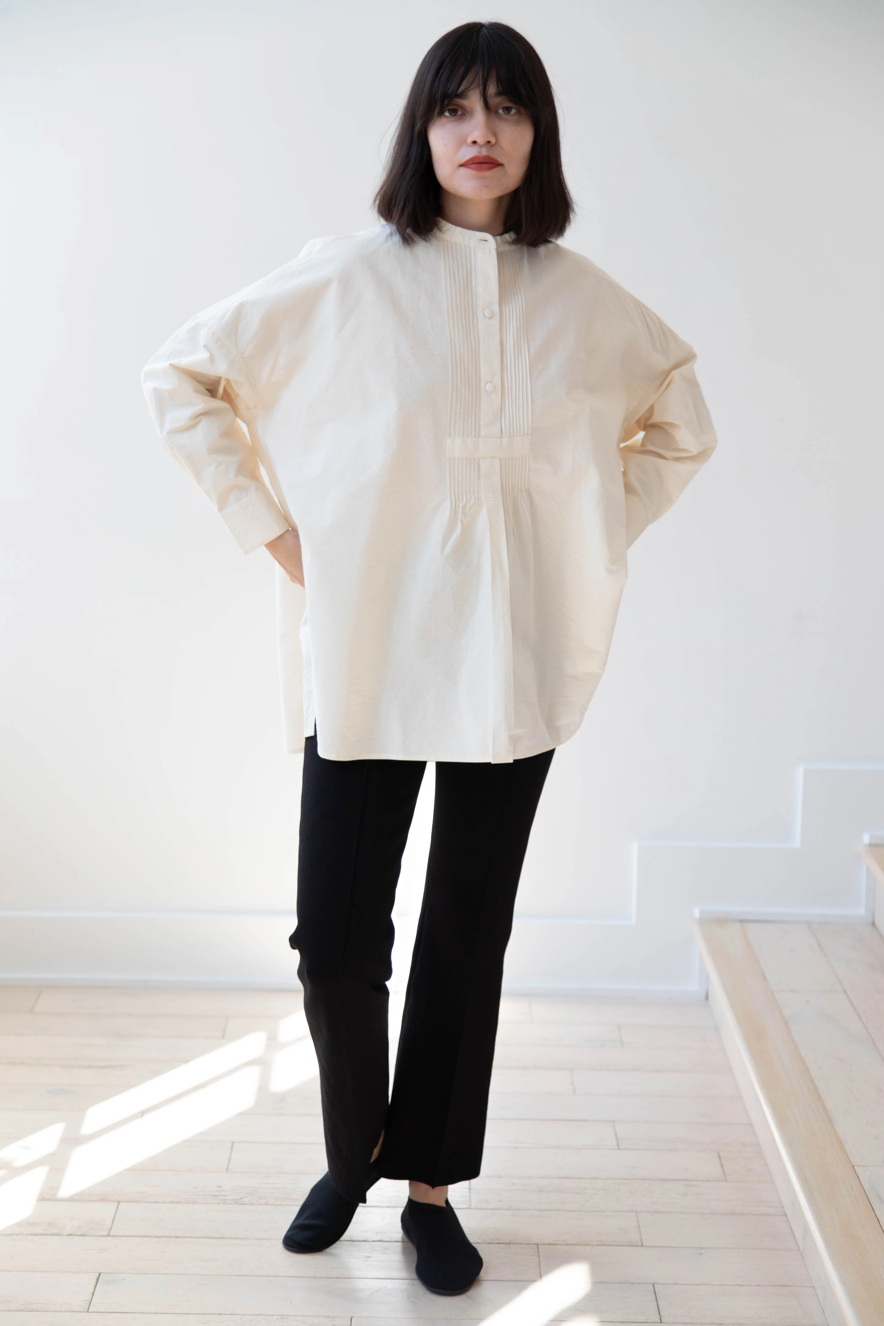 Runaway Bicycle | Koby Top in Natural Cotton
