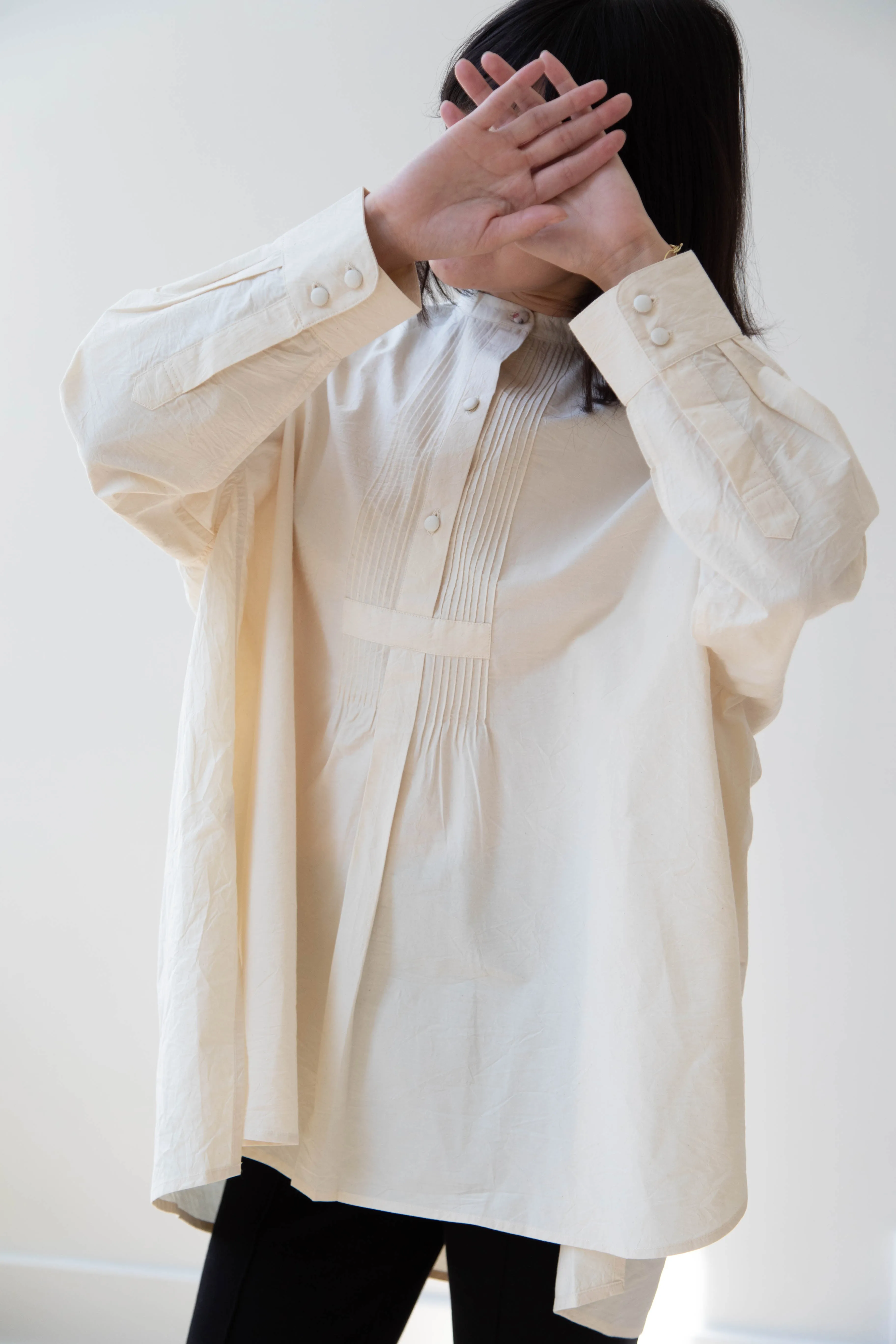 Runaway Bicycle | Koby Top in Natural Cotton