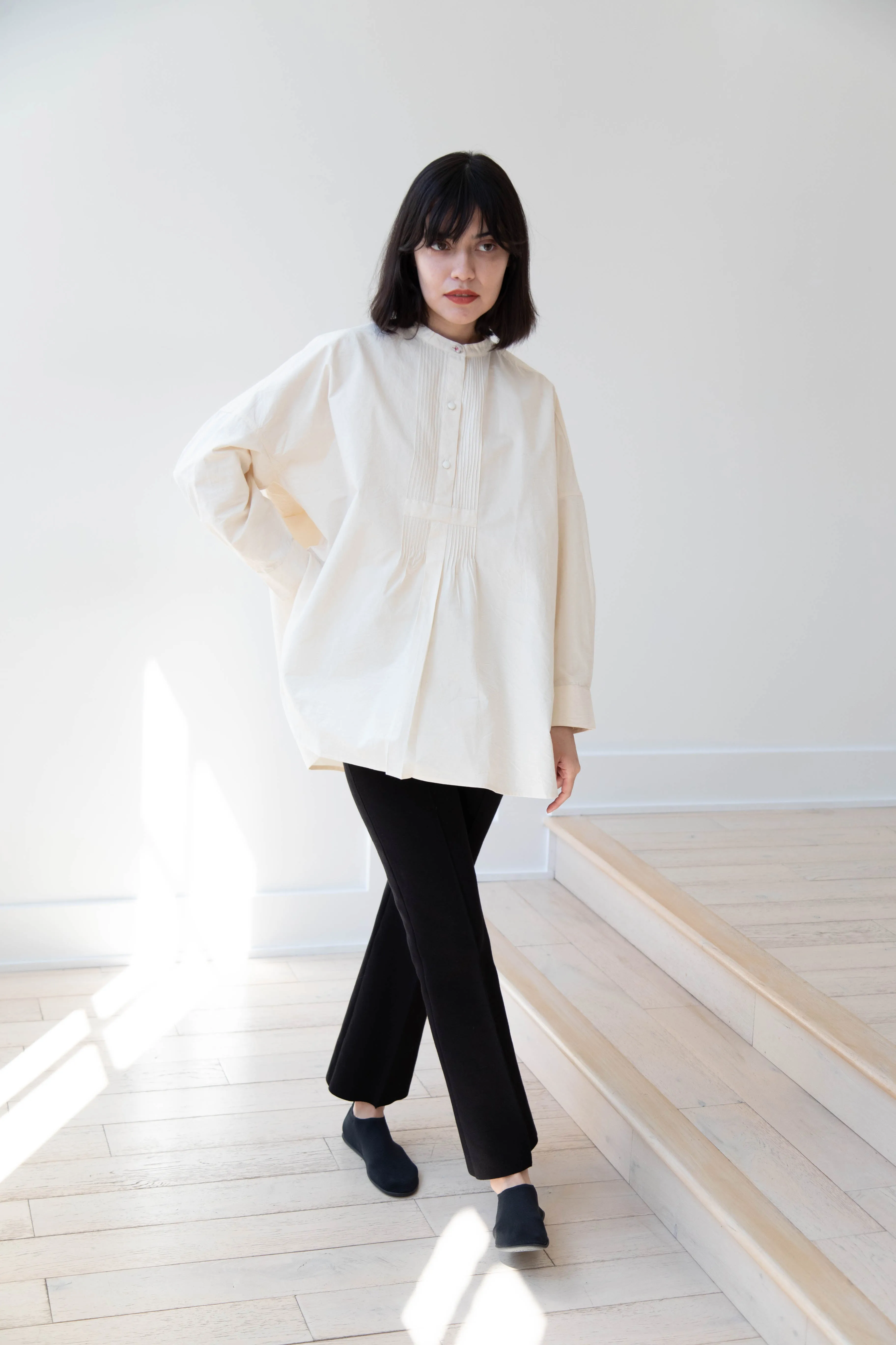 Runaway Bicycle | Koby Top in Natural Cotton