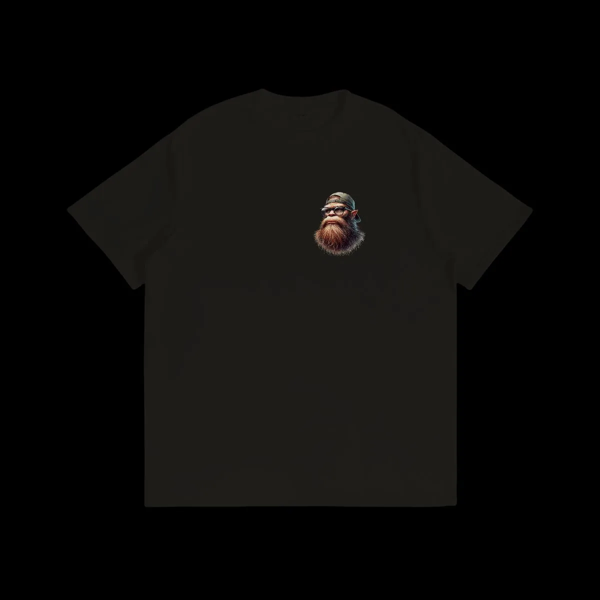Sarcastic Sasquatch Short Sleeve 100% Cotton T-shirt- Double Sided