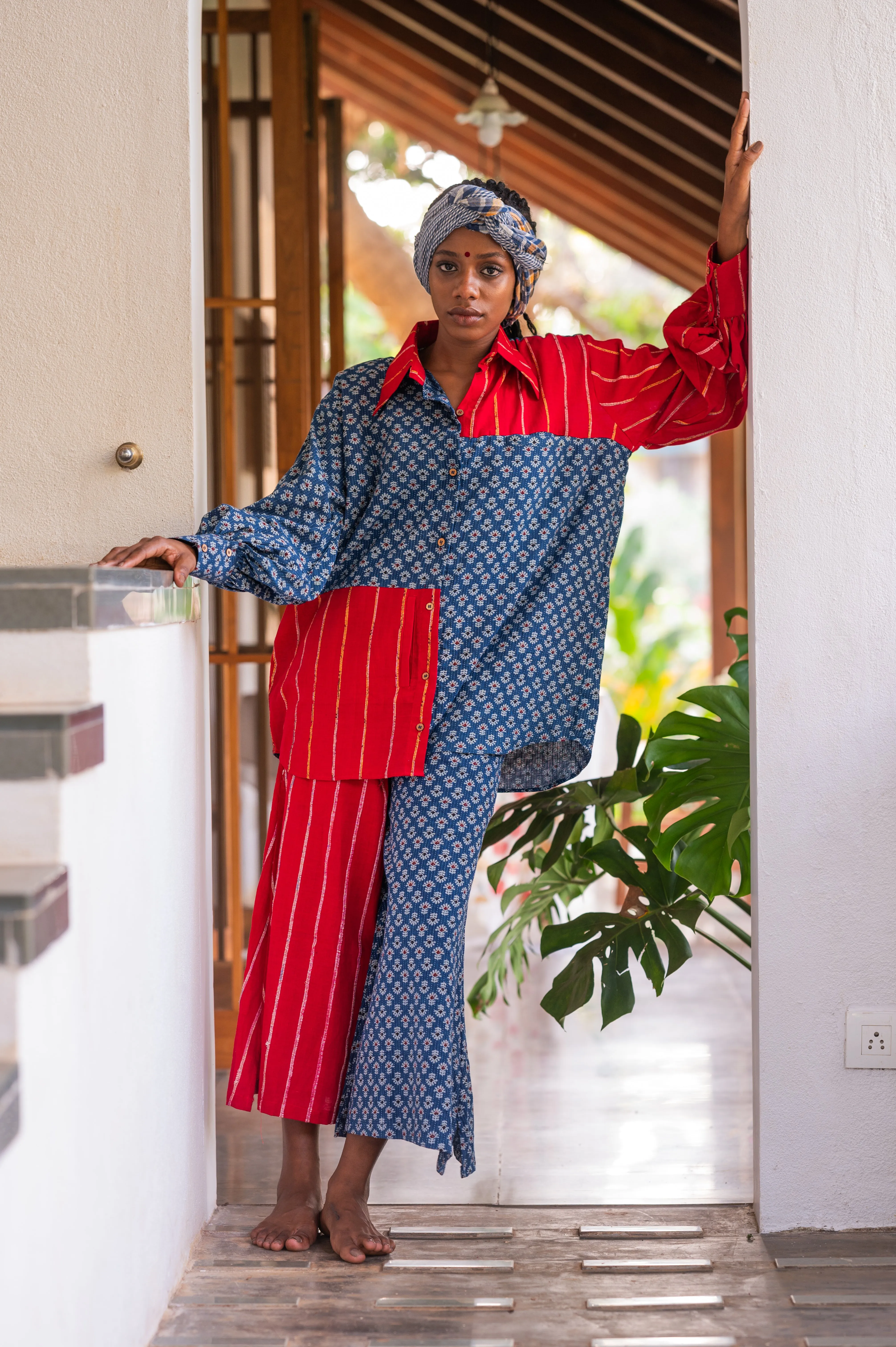 Set- Shirt Culottes : AASTEY