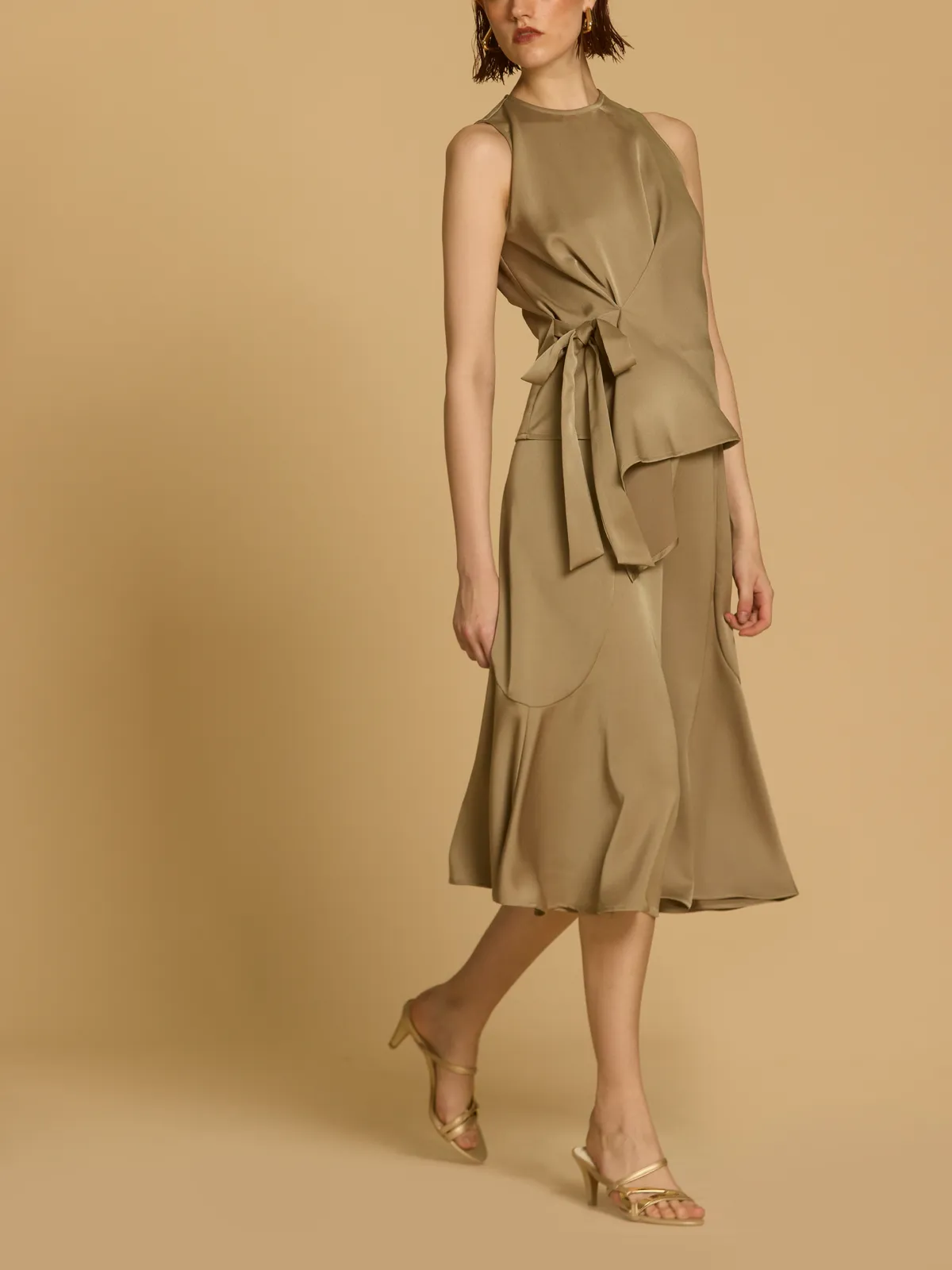 Signature Paneled Skirt Like Culottes