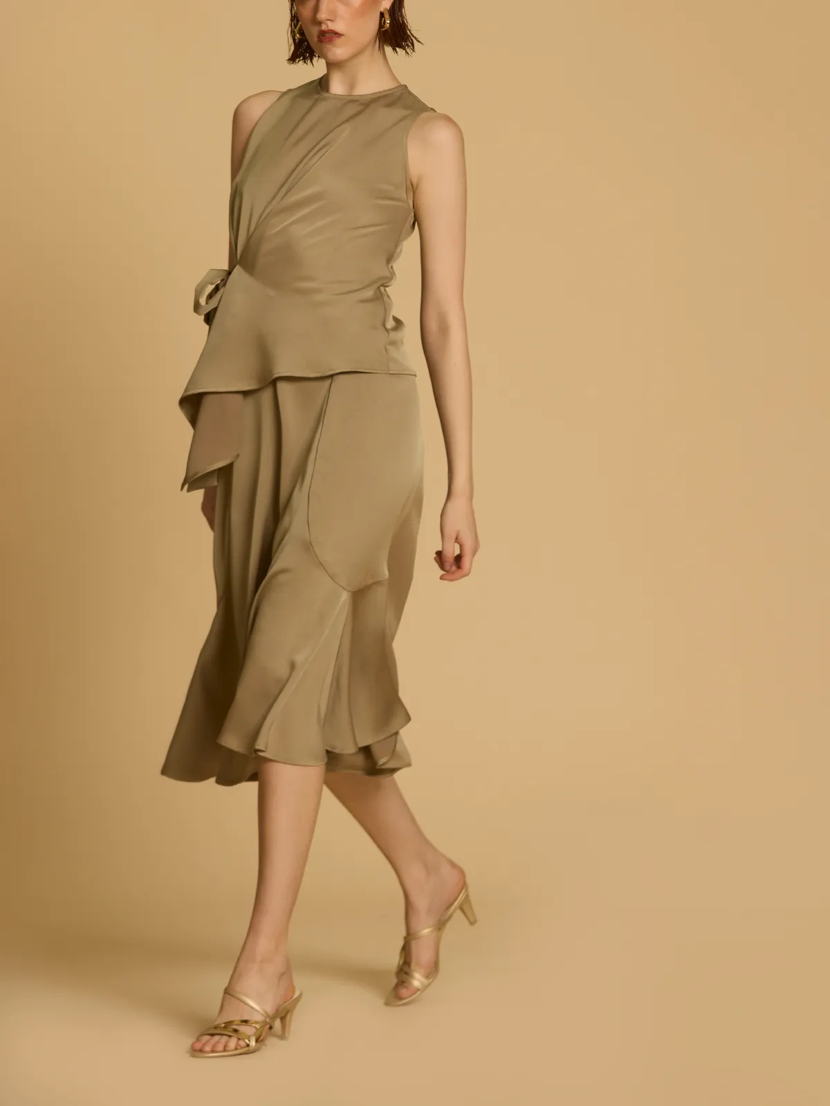 Signature Paneled Skirt Like Culottes