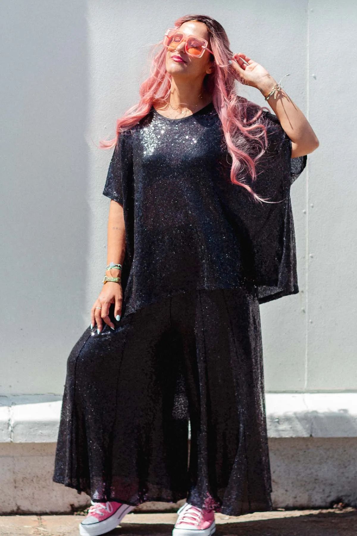 SS Drape Disco - Black