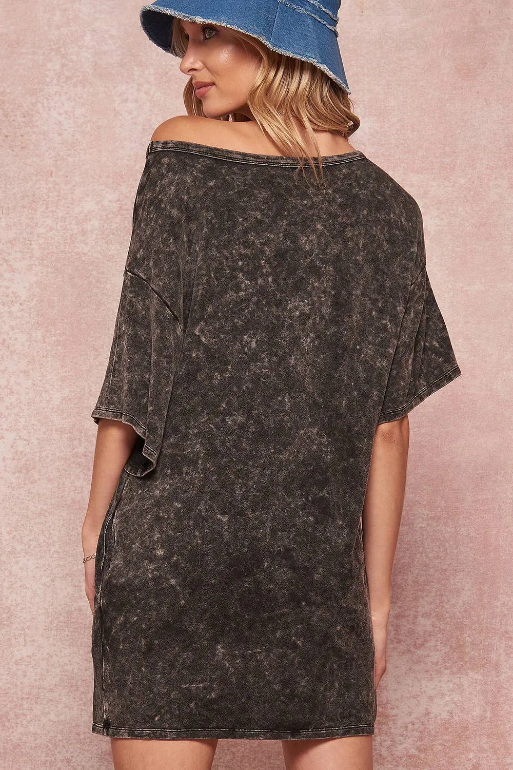 Stardust Vintage-Wash T-Shirt Mini Dress