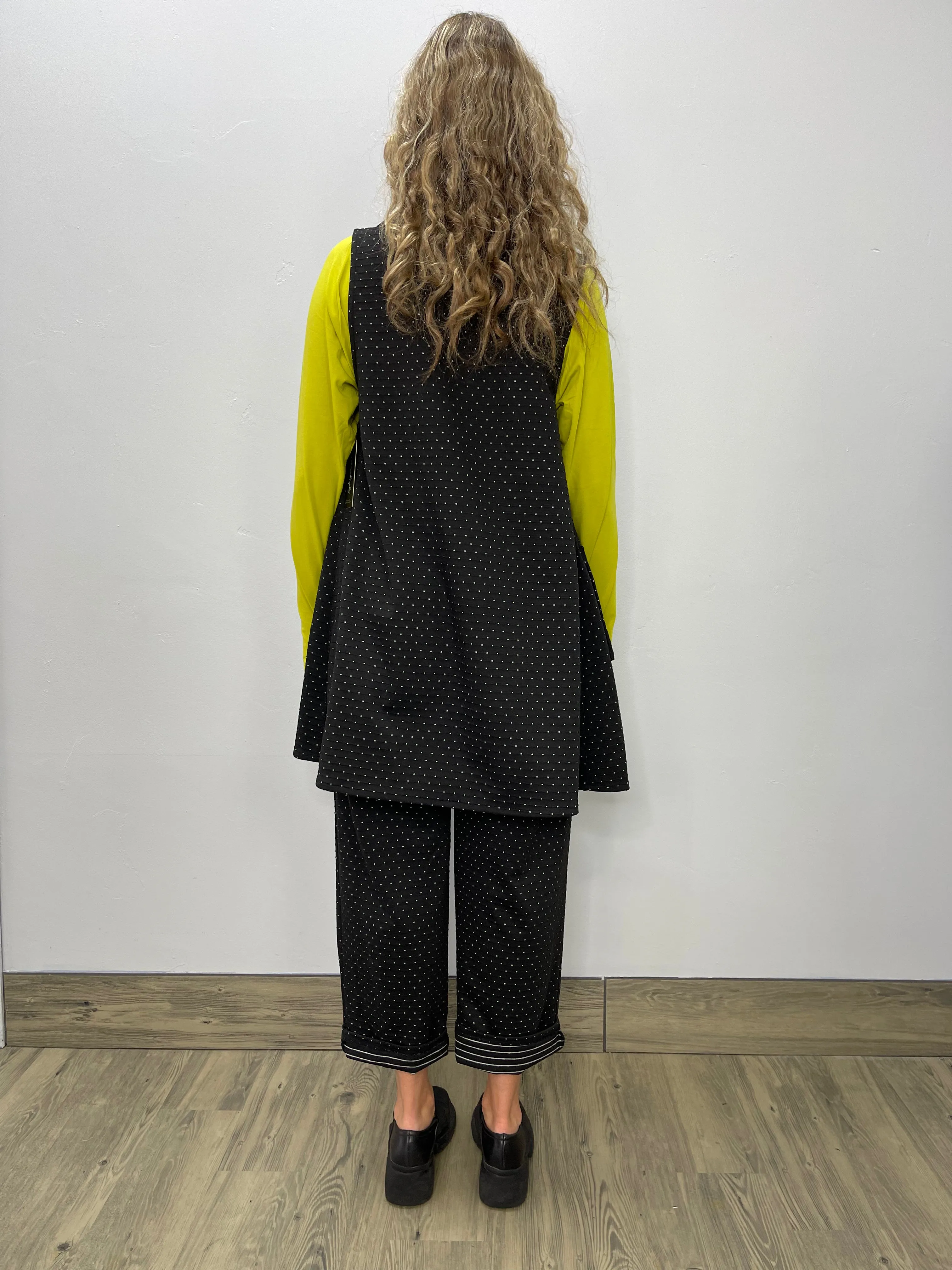 Stripe and Polka Dot Reversible Vest