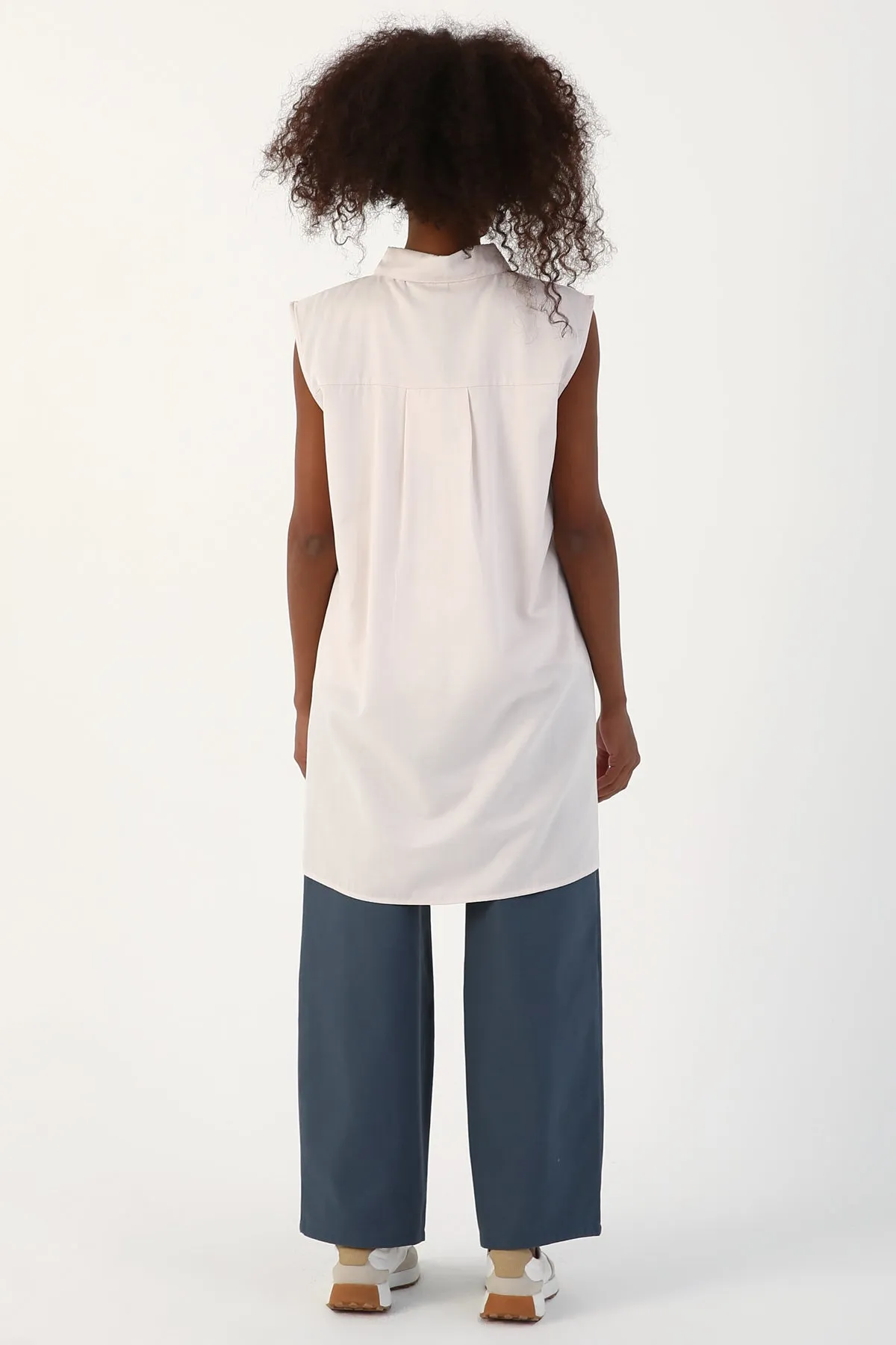 TLD Women Allday Open Pink Sleeveless Basic Shirt Tunic - Killeen