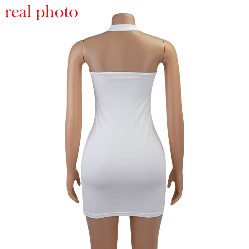 Tube Halter Bodycon Dress