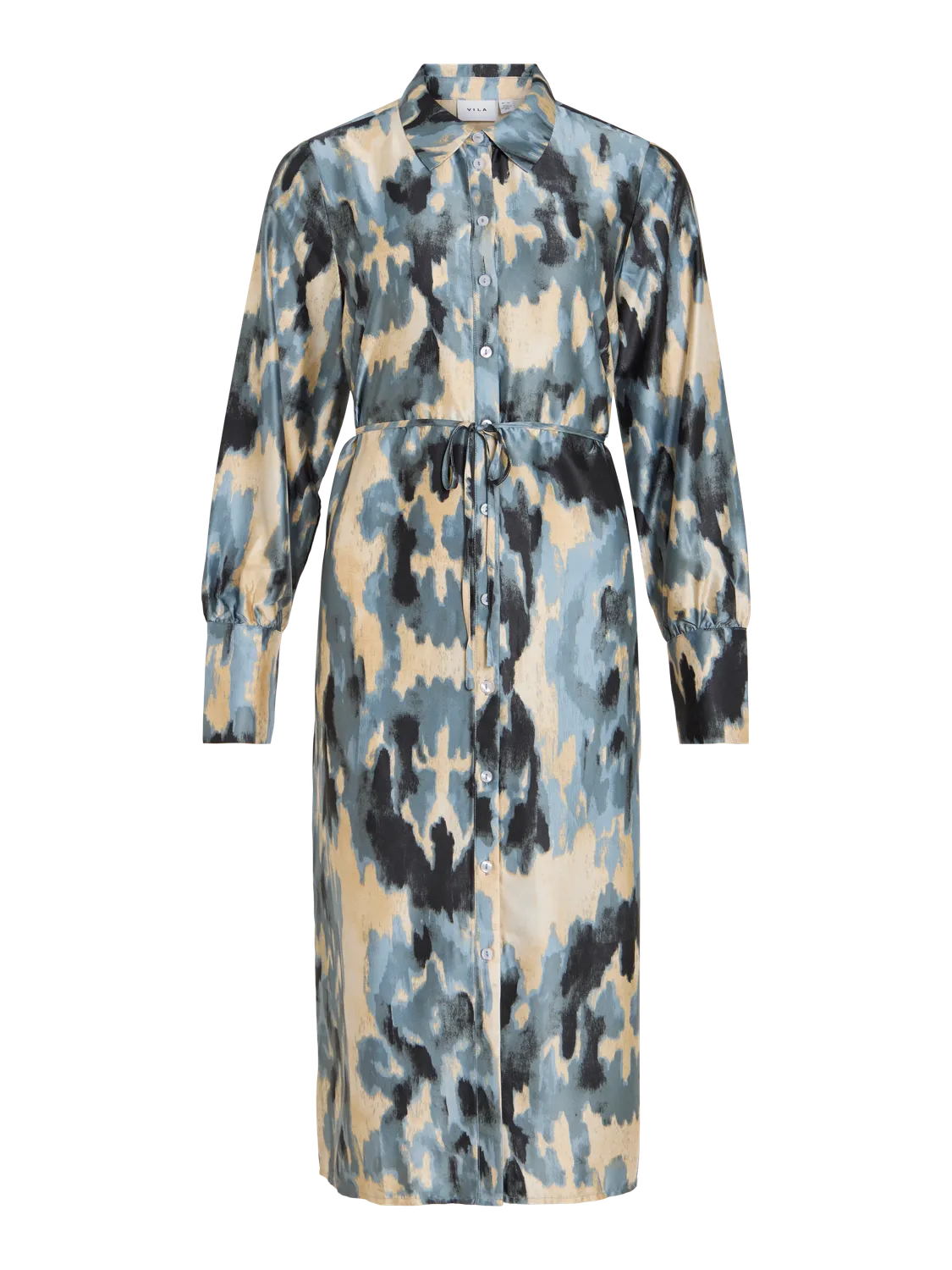 VIAGNES Midi Dress - Feather Gray
