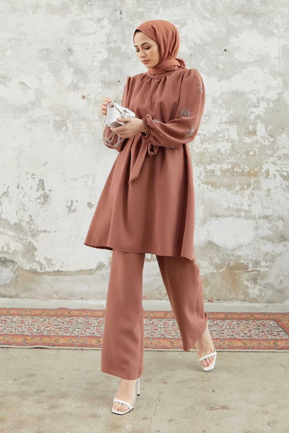 ZRF Women Mila Belted Set - Camel - Dakota Ridge